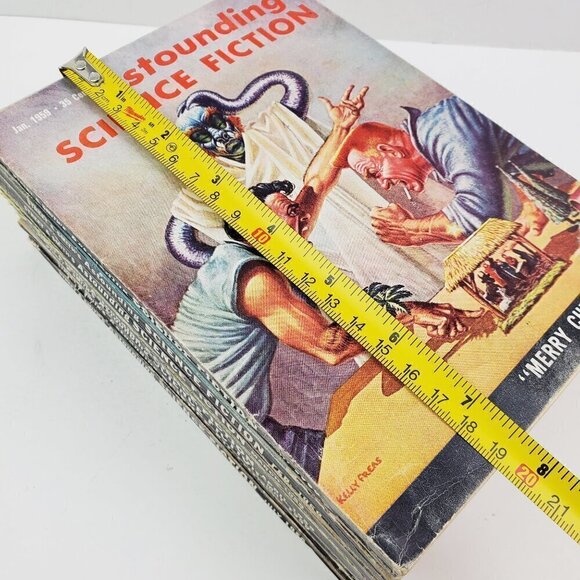 Astounding Science Fiction Magazine 1959 Jan-Jul 7 Issues Leinster Dickson More - Picture 11 of 11
